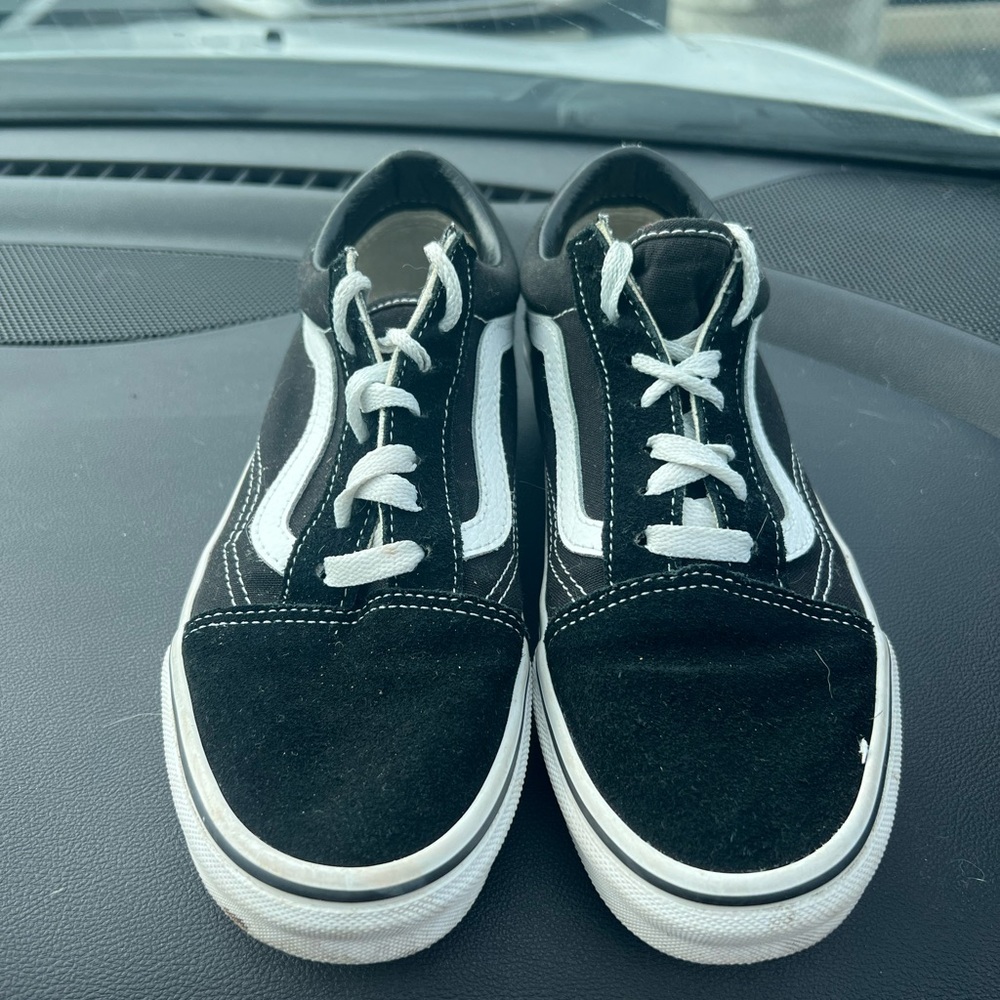 Vans Old Skool Skate Shoe- Black